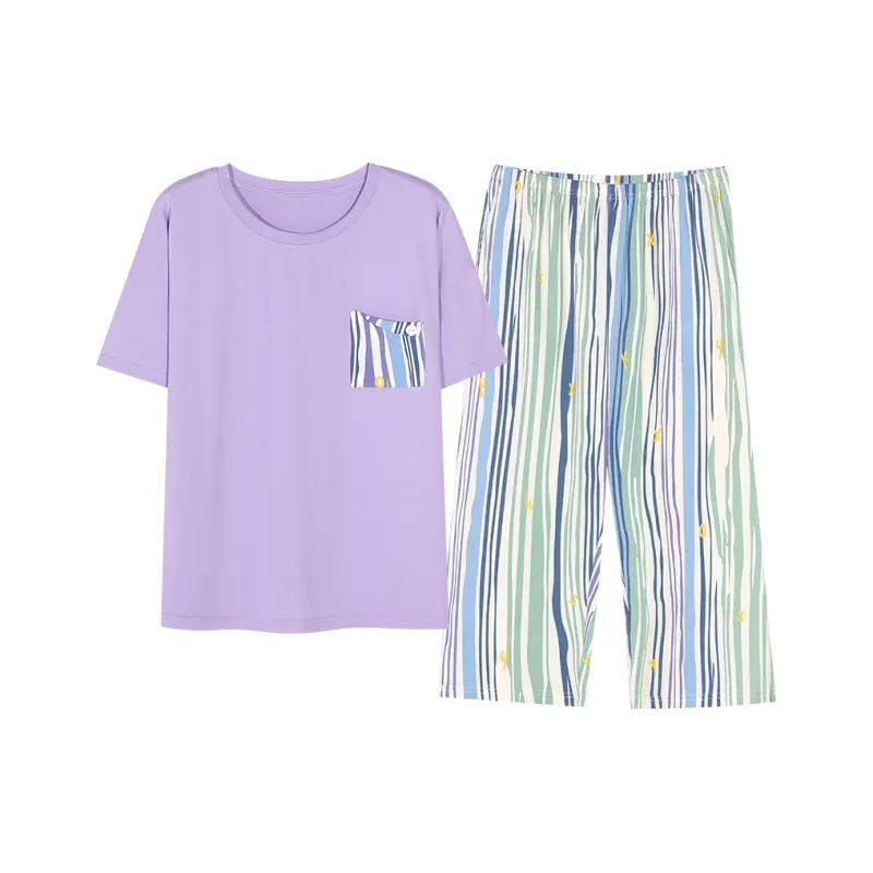 MADALLO Pajama Set Women's Violet-0