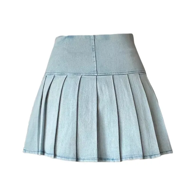 YGPRW Denim Short Skirts Women's-1
