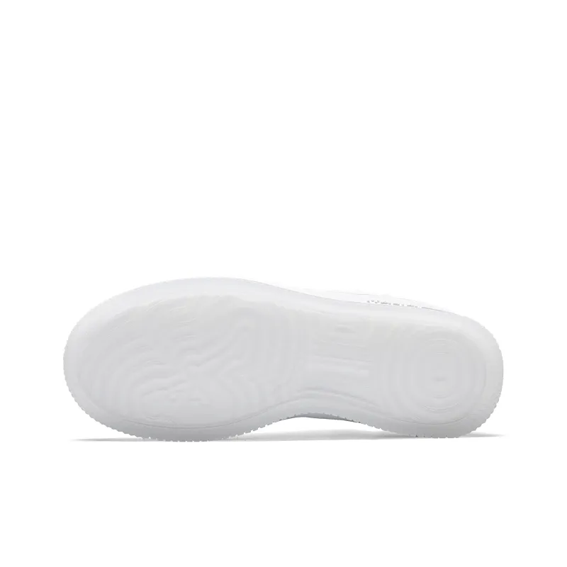 Kappa Anti-Slip Wear-Resistant Low-Top Skateboard Shoes Women's White Silver-5