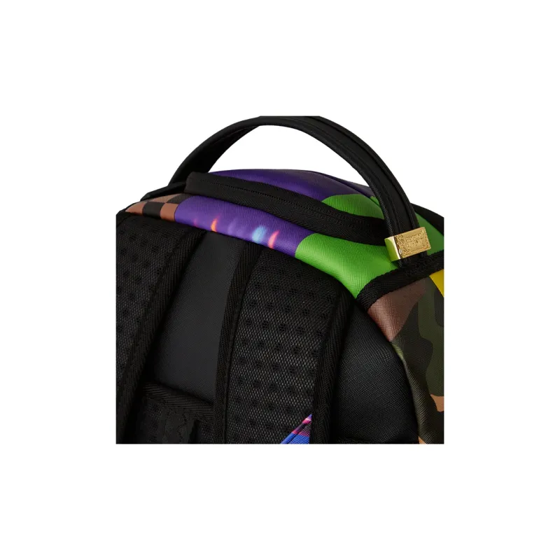 SPRAYGROUND Artificial Leather Backpack Unisex Brown-4