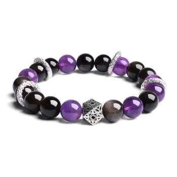 With The Heart Of The Jade Crystal Bracelets Unisex