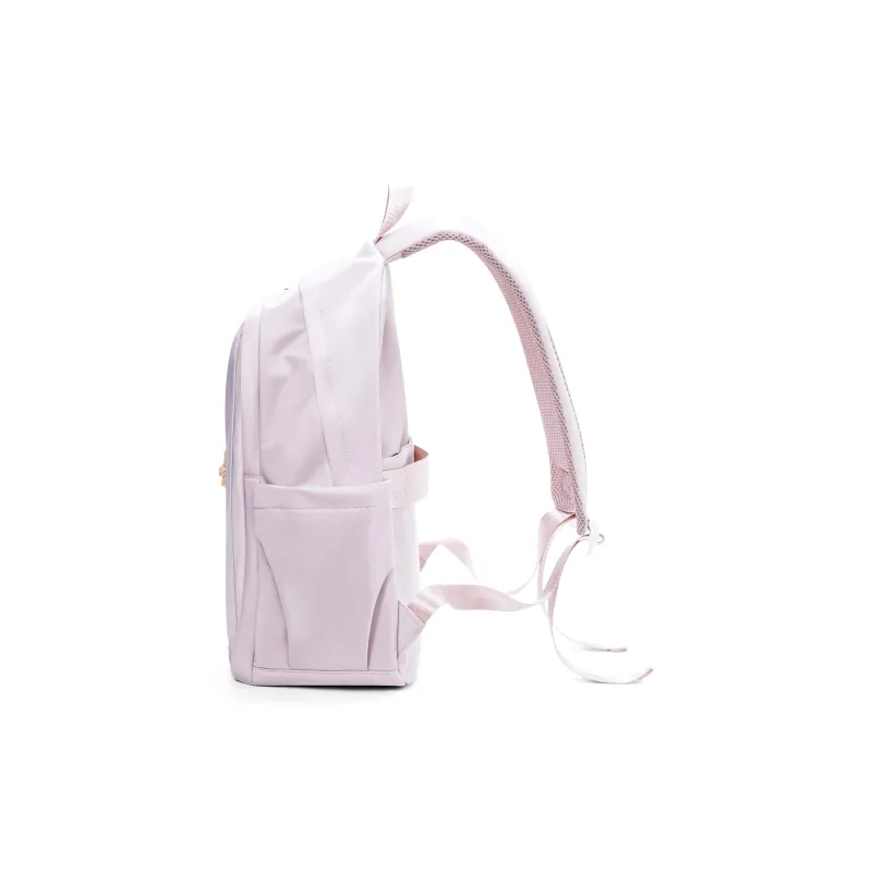 COOWOZ Nylon Backpack Regular Unisex Ecru/Red/Pink Purple/Black/Peacock Blue-11