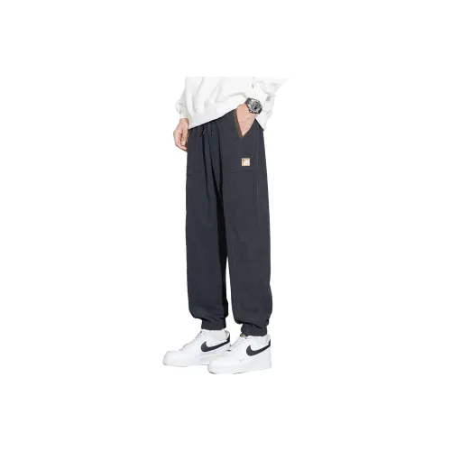 Tonlion Casual Pants Unisex Dark Gray