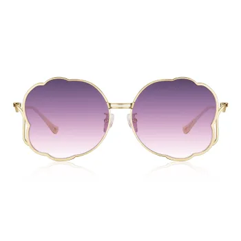 Lao Feng Xiang Β Titanium Irregular Shape Sunglasses Women's