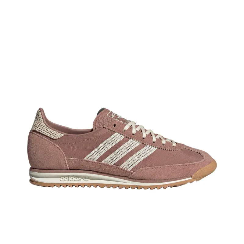 Adidas Originals SL 72 Anti Slip Wear Resistant Low Top Casual Shoes Women's Light Umber-1