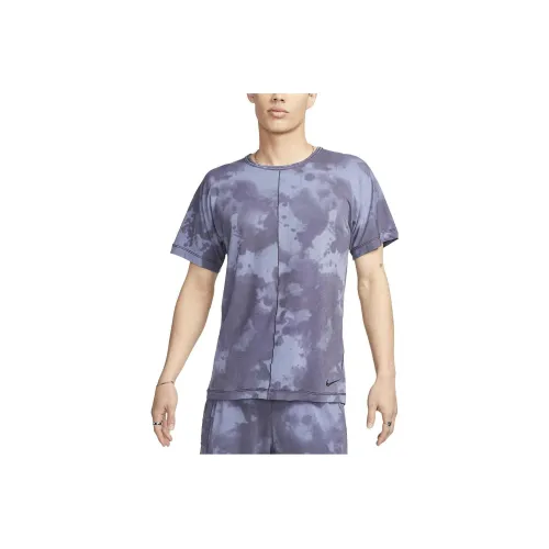 Nike T Shirts Men Iron Frame Black
