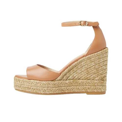 Stuart Weitzman/SW Nudistcurve Strap Sandals 11.5cm Women's Brown