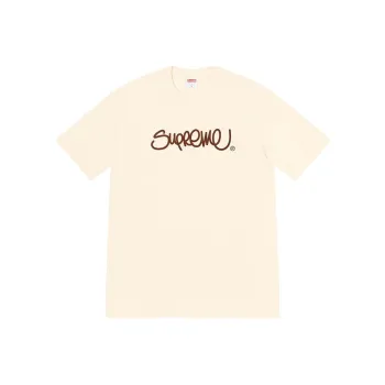 Supreme SS22 Week 19 Handstyle Tee Natural