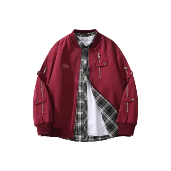 Tre Club Jacket Unisex Burgundy