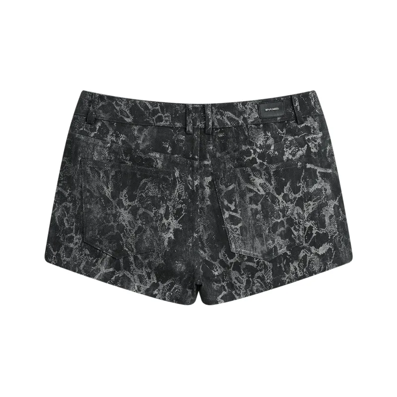 IMXS Denim Shorts Women's Black-1