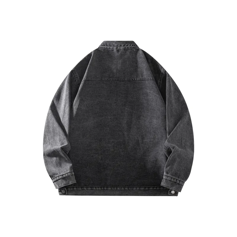 SOCKKEY Denim Jacket Unisex Black-17