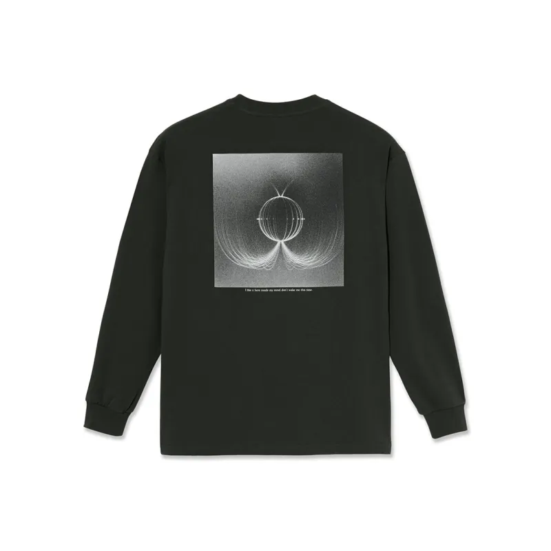 POLAR SKATE CO Long Sleeved T Shirts Unisex Black-0