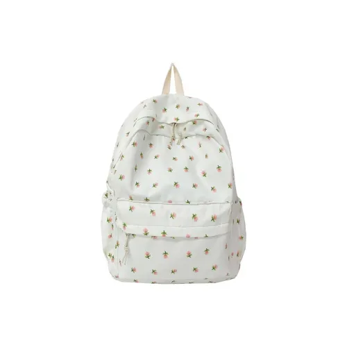 MINIPUDING Composite Cloth Backpack Regular Women's White