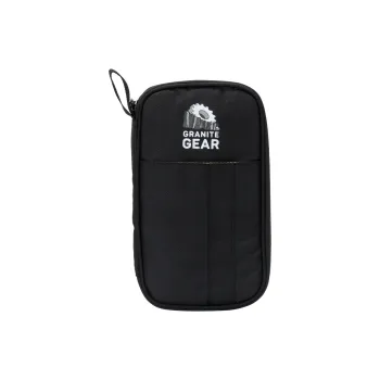 Granite Gear High Density Waterproof Material Fabric Document Bag, Card Holder Regular Unisex Black