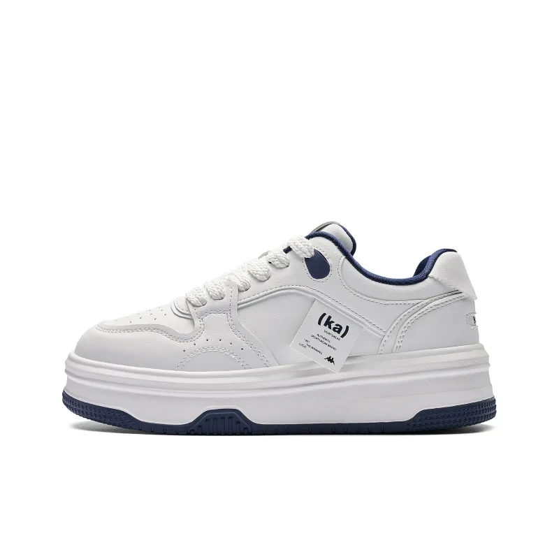 Kappa Back to Back Anti Slip Wear Resistant Low Top Skateboard Shoes Women's White-7