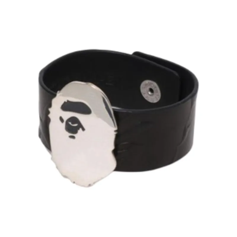 Bape Ape Head Silver Bracelet-0