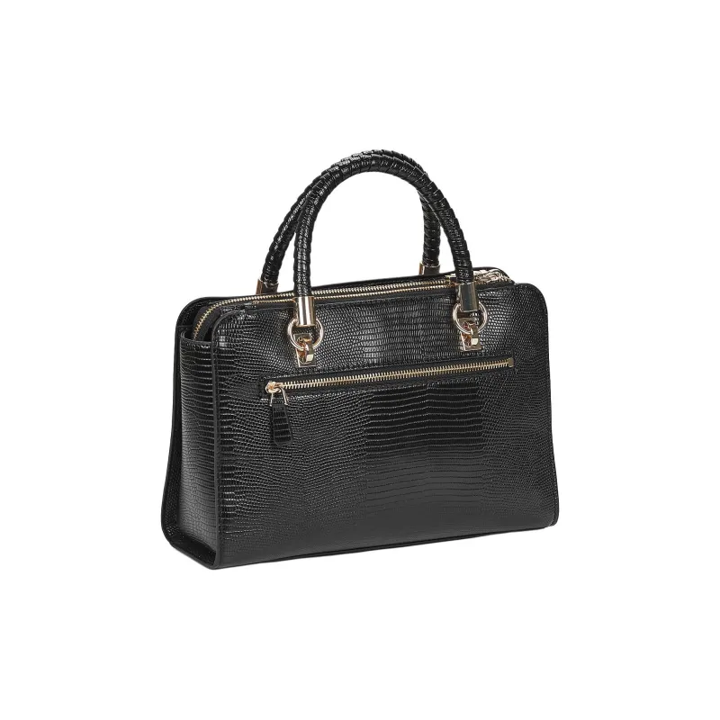 GUESS Synthetic Leather Shoulder Bag, Crossbody Bag, Handbag Medium Size Women's Black-2