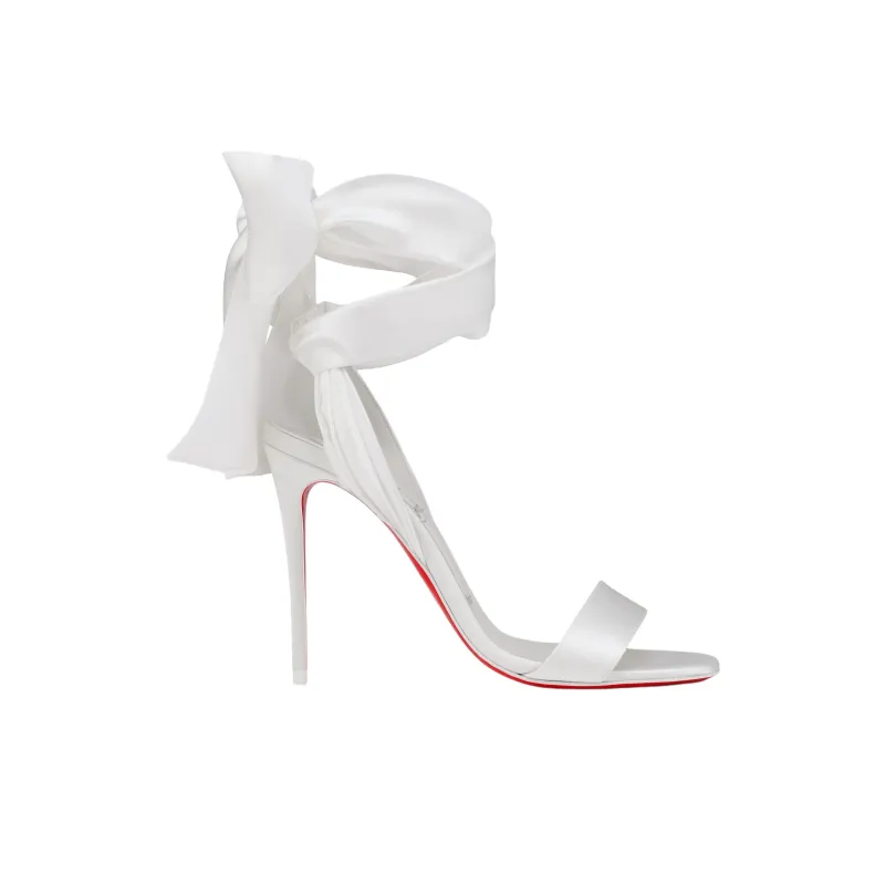 CL Sandale Du Desert One Strap Sandals 10cm Women's Ivory White-1