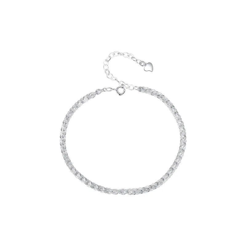 Fu Ru Ji 999 Fine Silver Anklets Women's-0