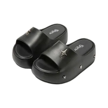 Yamada Hyakuju Slippers Black, White, Khaki