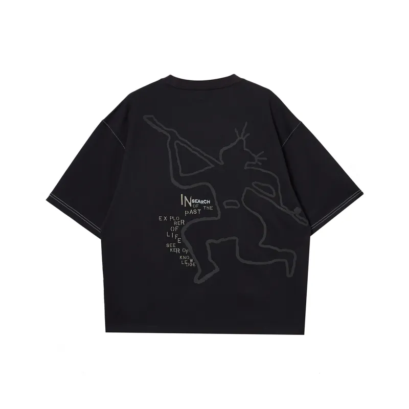 JACK JONES· T Shirt Men's E40 Black-1
