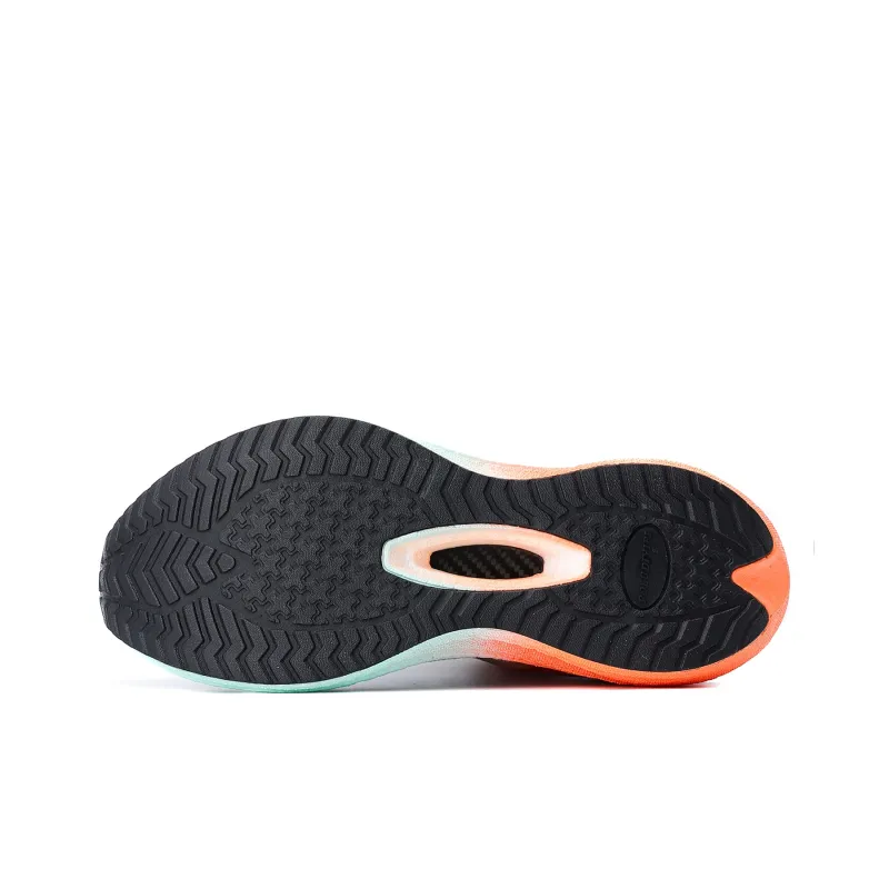 POLUDIYIPI Durable Breathable Low Top Popcorn Training Running Shoes Unisex Moon Black Orange-5