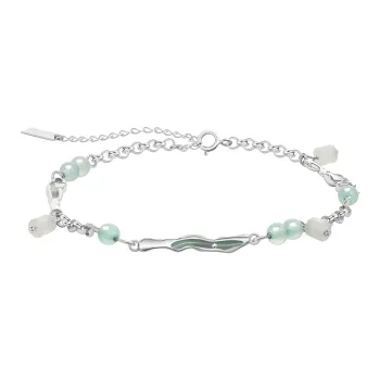 MOLADY S925 Silver Anklets Women's