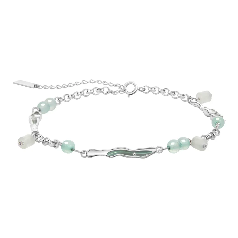 MOLADY S925 Silver Anklets Women's-0
