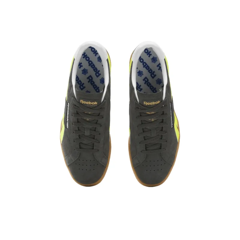 Reebok Club C Grounds Uk 'Black Electric Yellow Gum'-3