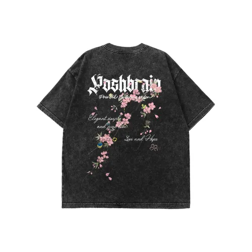 Poshbrain 남녀공용 티셔츠