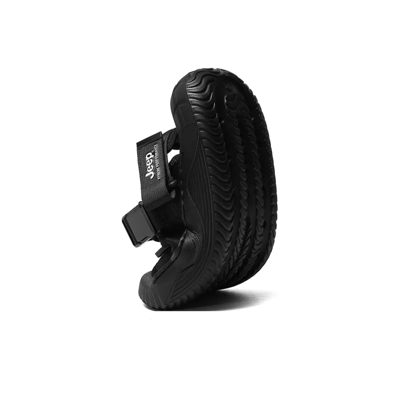 Jeep Beach Sandals Unisex Black-11