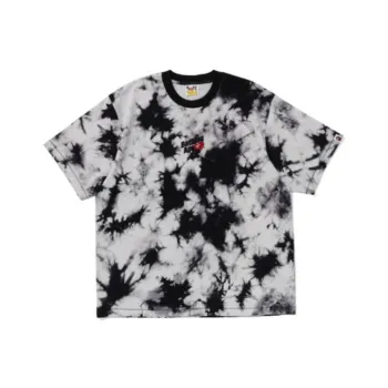 A BATHING APE Cloud Head Bleach Dye Tee
