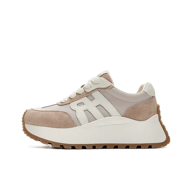 HR Low Top Skateboard Shoes Women's Apricot-0