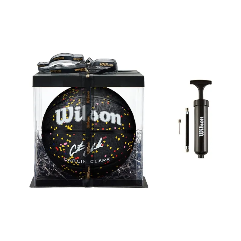 Wilson WNBA Collection Rubber Basketball Multicolor Polka Dot Size 5/6/7 Ball Training Unisex-6