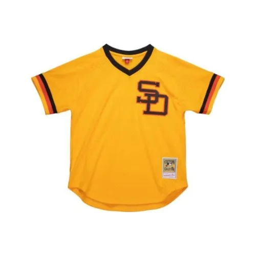 Mitchell Ness T Shirts Unisex Orange