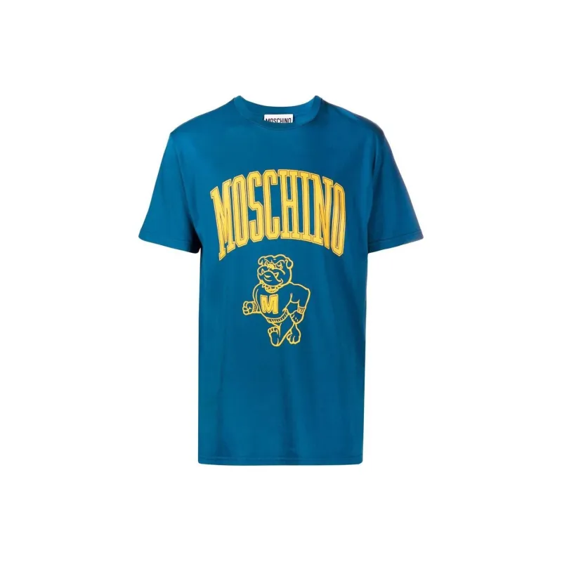 MOSCHINO Logo Printed Crewneck T Shirt-0