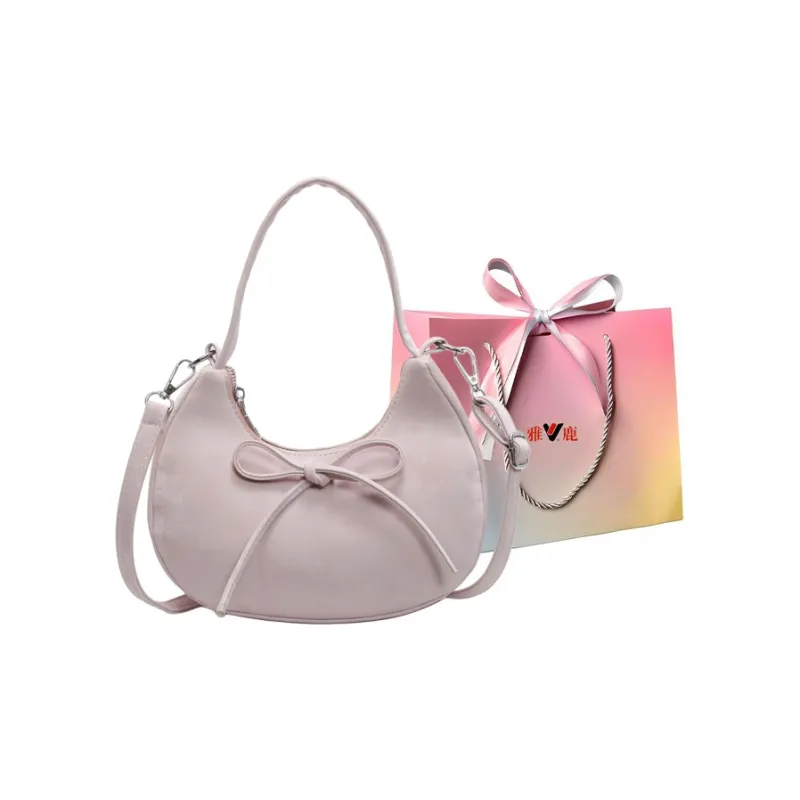 Yalu PU Shoulder Bag, Crossbody Bag, Handbag Regular Women's Black/Pink/Ecru/Silver/Blue-7