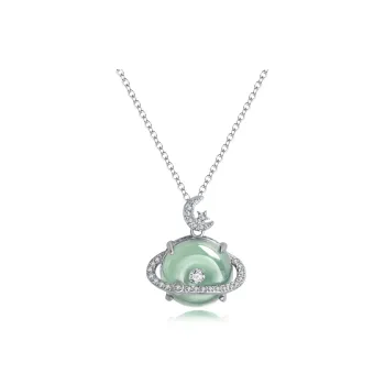 Lao Feng Xiang Ice Type Necklaces Women's