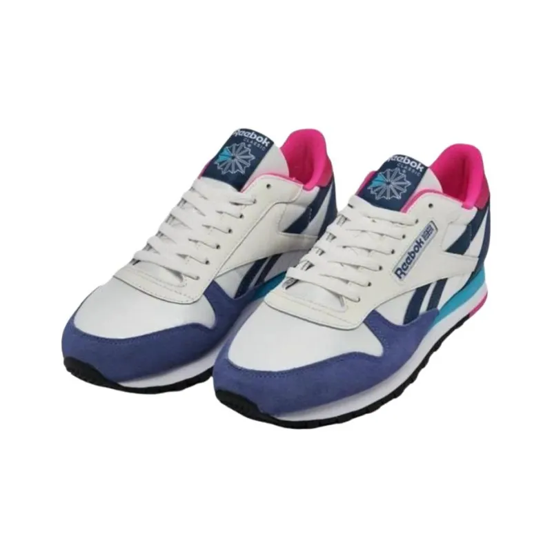 Reebok Classic Leather 'Uniform Blue Laser Pink'-2