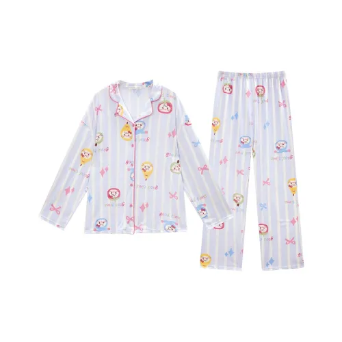GUKOO Pajama Set Women's Swan Blue