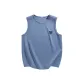 [Quick-Dry & Antibacterial]Denim Blue (Tf Black Blue Facial Design Chest Logo)