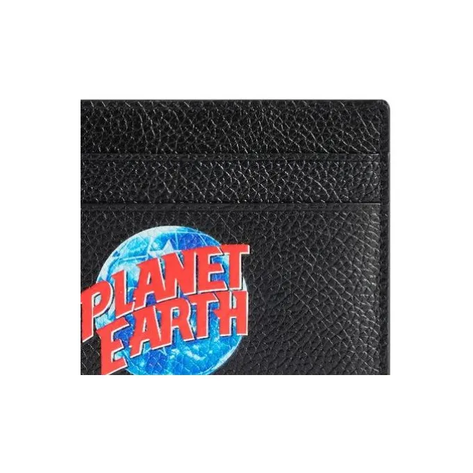 Balenciaga Planet Earth Printed Long Cardholder-3