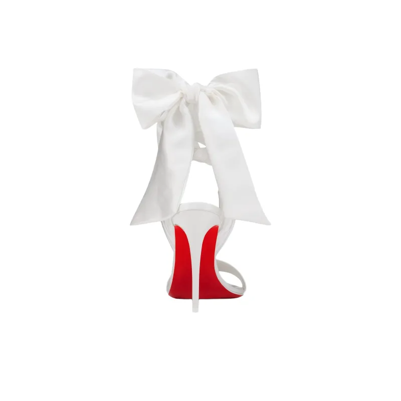 CL Sandale Du Desert One Strap Sandals 10cm Women's Ivory White-3