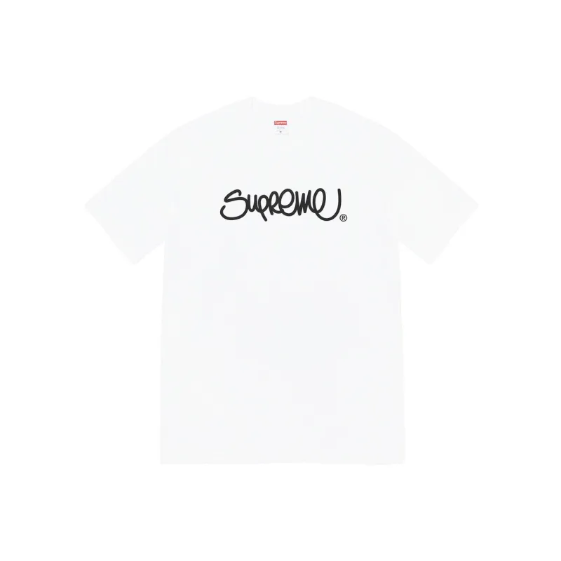 Supreme SS22 Week 19 Handstyle Tee Natural-0