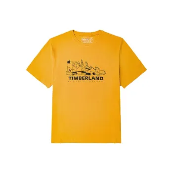 Timberland T Shirts Unisex Stone Yellow