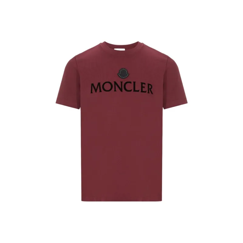 Moncler T-Shirts Men Red-0
