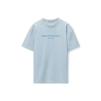alexander wang Logo Printed Crewneck T Shirt