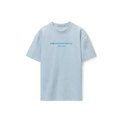 alexander wang Logo Printed Crewneck T Shirt