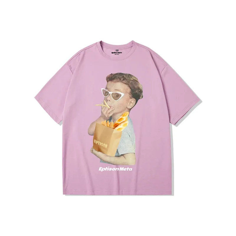 EPTISON Drop Shoulder Sleeve T-Shirt Unisex-6