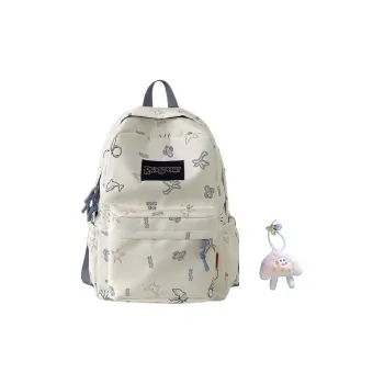 BRABOSTON Nylon Backpack Regular Unisex White/Black/Blue/Pink
